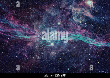 Nebulosa colorati e open cluster di stelle dell'universo. Gli elementi di questa immagine fornita dalla NASA. Foto Stock