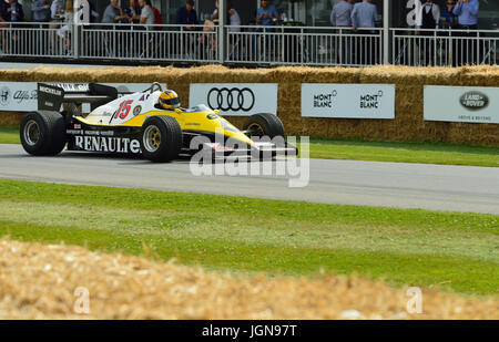 Renualt RE40, Goodwood Festival della velocità 2017, Chichester, West Sussex, Regno Unito Foto Stock