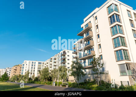 Alloggiamento moderna area di sviluppo visto a Berlino, Germania Foto Stock