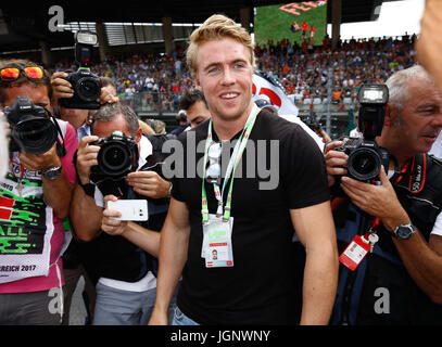 Spielberg, Austria. 09 Luglio, 2017. Motorsports: FIA Formula One World Championship 2017, il Grand Prix di Austria, Aleksander Aamodt Kilde 09.07.2017. | Utilizzo di credito in tutto il mondo: dpa/Alamy Live News Foto Stock