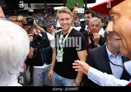 Spielberg, Austria. 09 Luglio, 2017. Motorsports: FIA Formula One World Championship 2017, il Grand Prix di Austria, Aleksander Aamodt Kilde 09.07.2017. | Utilizzo di credito in tutto il mondo: dpa/Alamy Live News Foto Stock