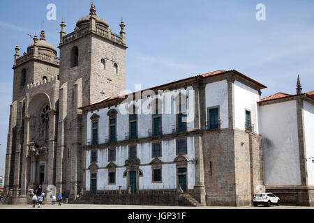 Sé Cathderal in Porto - Portogallo Foto Stock
