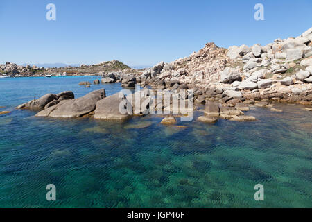 Isole Lavezzi, Corsica ( Ile de Lavezzi, Corse ) Foto Stock