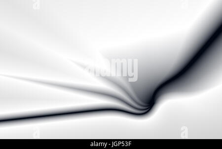 Bianco & Nero sfondo astratto. 3d reso illustrazione Foto Stock