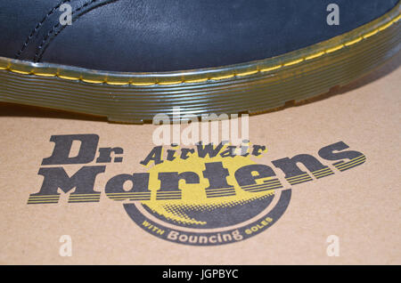 Nuovo Dr Martins Martin scarpe scarpa UK Foto Stock