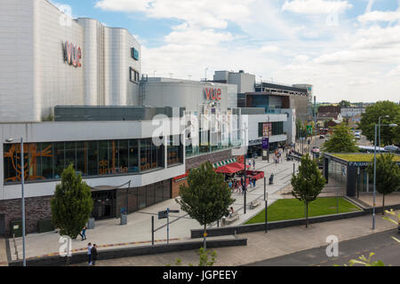 La Roccia complesso per lo shopping e i divertimenti di Bury, Lancashire. Foto Stock