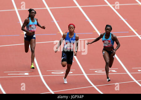 Londra, Regno Unito. 9 Luglio, 2017. IAAF Diamond League, Anniversario Giochi, Queen Elizabeth Olympic Park, Stratford, Londra, Regno Unito. Credito: Simon Balson/Alamy Live News Foto Stock