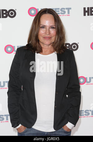 West Hollywood, Stati Uniti d'America. 9 lug 2017. Crystal Chappell, a Outfest 2017 un milione di Felice Nows all armonia, oro, la California il 9 luglio 2017. Credito: MediaPunch Inc/Alamy Live News Foto Stock