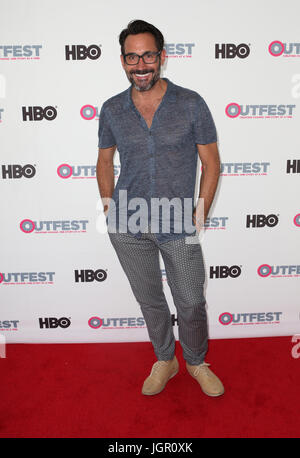 West Hollywood, Stati Uniti d'America. 9 lug 2017. Gregory Zarian, a Outfest 2017 un milione di Felice Nows all armonia, oro, la California il 9 luglio 2017. Credito: MediaPunch Inc/Alamy Live News Foto Stock