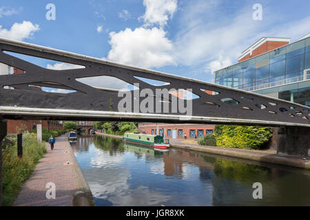 Birmingham canal navergations, Birmingham, Inghilterra, Regno Unito Foto Stock