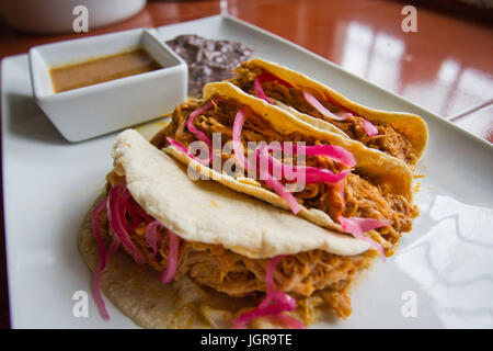 Cochinita Pibil Tacos Foto Stock