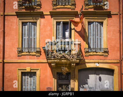 Una gloriosa casa francese in Carcarsonne SW FRANCIA Foto Stock