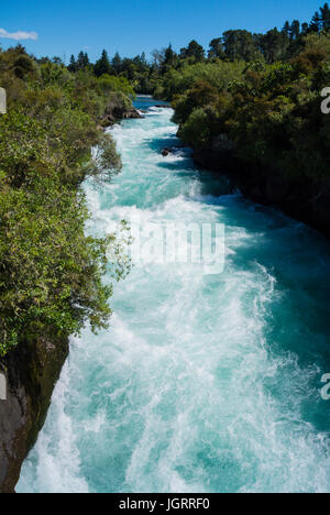 Cascate Huka, Taupo, Isola del nord, Nuova Zelanda Foto Stock