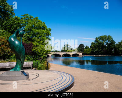 Isis scultura, Hyde Park, Londra, Inghilterra Foto Stock