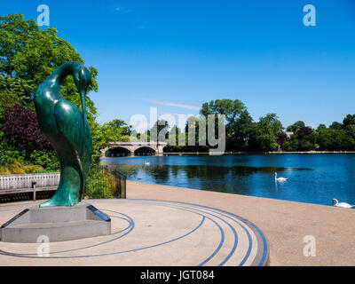 Isis scultura, Hyde Park, Londra, Inghilterra Foto Stock