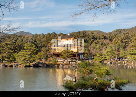 Ginkaku-ji il tempio del Padiglione Dorato a Kyoto, Giappone Foto Stock