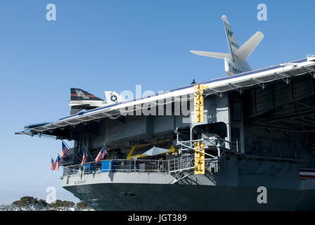 USS Midway Museum a San Diego, California, USA. Foto Stock