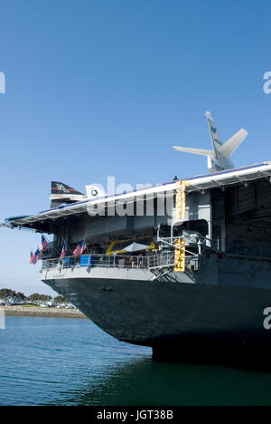 USS Midway Museum a San Diego, California, USA. Foto Stock