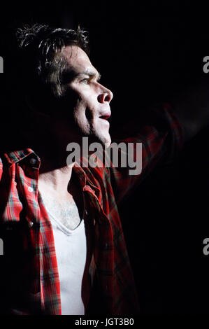 Mark McGrath Camp Freddy, che si esibisce a Roxy West Hollywood. Foto Stock