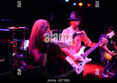 Camp Freddy che esegue Roxy West Hollywood. Foto Stock