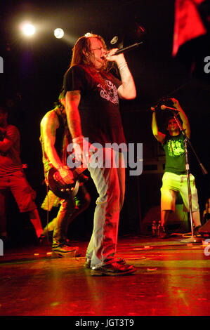 Colby Veil in esecuzione 20 anni anniversario Guns N' Roses 'appetito per la distruzione' Adler's Appetite LA Guns Key Club Hollywood, CA Foto Stock