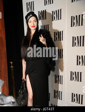 Alaina Beaton aka porcellana arriva nero sessantesimo annuale di BMI Pop Awards Beverly Wilshire Hotel Four Seasons maggio 15,2012 Beverly Hills, la California. Foto Stock