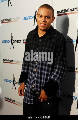 Evan Ross assiste seconda annua celebrity bowling notte detenute da matt leinard luglio 17,2008,hollywood california. Foto Stock