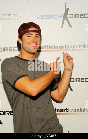 Brody jenner assiste seconda annua celebrity bowling notte detenute da matt leinard luglio 17,2008,hollywood california. Foto Stock