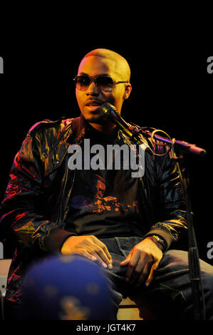 Nas bmi 'come ho scritto quella canzone ' pannello di casa tramonto blues West Hollywood. Foto Stock