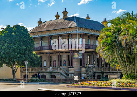 Vecchio edificio situato su Princes Street e Grafton, NSW, Australia Foto Stock