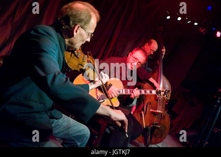 Jam session al jazz club Tygmont a Varsavia, Polonia Foto Stock