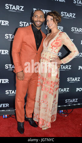 STARZ 'potenza' Premiere - Arrivi con: Omari Hardwick, Jennifer Pfautch dove: Washington DC, Distretto di Columbia, Stati Uniti quando: 08 giu 2017 Credit: WENN.com Foto Stock