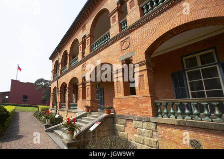 Pietra miliare di Taiwan Foto Stock