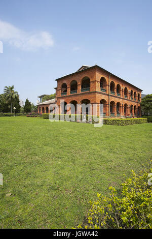 Pietra miliare di Taiwan Foto Stock