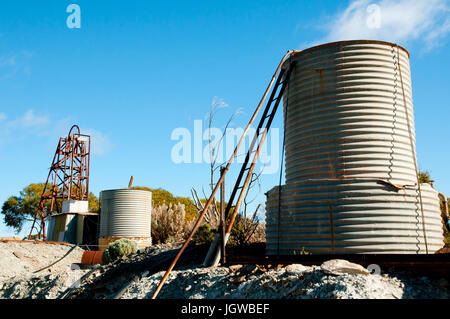 Abbandonato il vecchio operazione mineraria Foto Stock