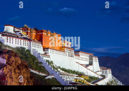 Palazzo del Potala,il Tibet, Cina Foto Stock