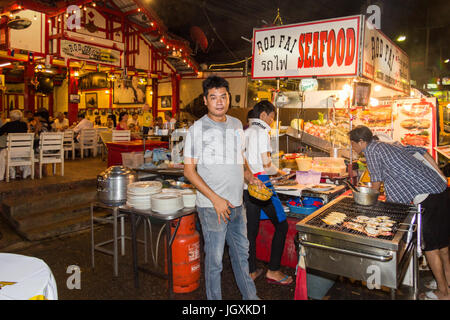 L'asta Fai ristorante in Hua Hin, Thailandia Foto Stock