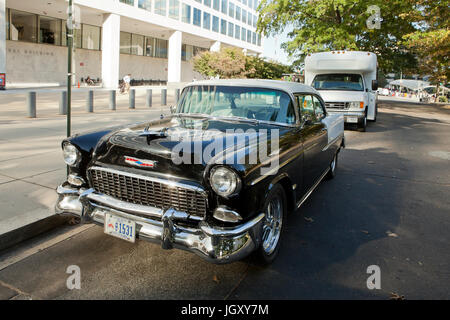 1955 Chevy Bel Air classic car - USA Foto Stock