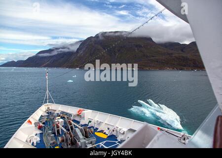 Crociera IN GROENLANDIA,Danimarca Foto Stock