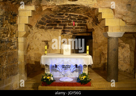 Chiesa dell'annunciazione di Nazareth, Israele Foto Stock