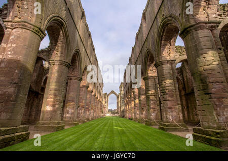 Abbazia di Fountains Foto Stock