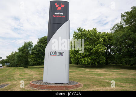 Cartello Thurleigh Airfield Bedfordshire England Foto Stock