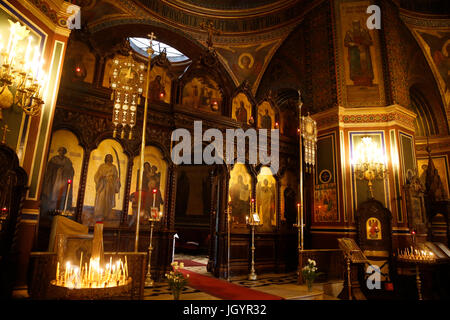 St alla cattedrale Alexander Nevsky, Parigi. La Francia. Foto Stock