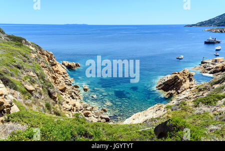 Isola del Giglio, provincia di Grosseto, Toscana, Italia Foto Stock