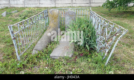 Cimitero Berdychiv Ucraina Foto Stock