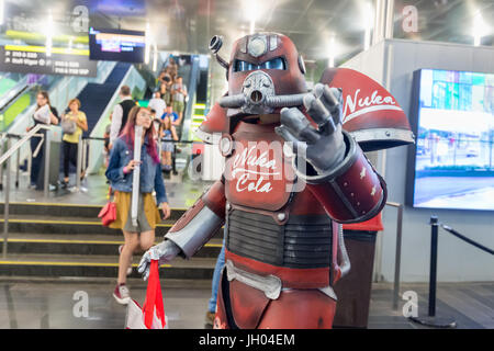 Montreal, Canada - 9 Luglio 2017: la cultura Pop fan convention Comic Con Foto Stock