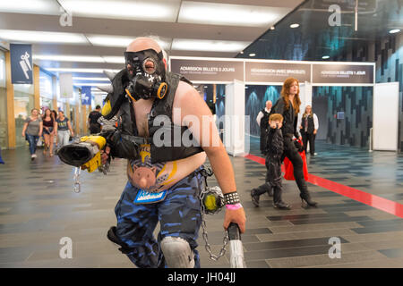 Montreal, Canada - 9 Luglio 2017: la cultura Pop fan convention Comic Con Foto Stock