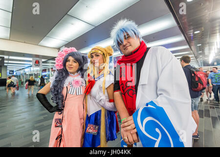 Montreal, Canada - 9 Luglio 2017: la cultura Pop fan convention Comic Con Foto Stock