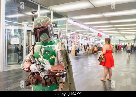 Montreal, Canada - 9 Luglio 2017: la cultura Pop fan convention Comic Con Foto Stock