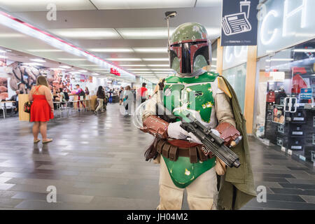 Montreal, Canada - 9 Luglio 2017: la cultura Pop fan convention Comic Con Foto Stock